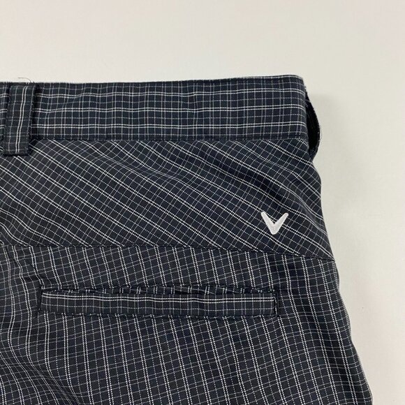 Callaway X Series Golf Shorts Mens Size 38 Black White Check - Picture 4 of 11